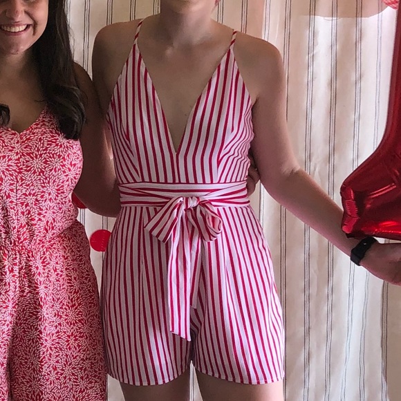 Gianni Bini Other - Red and White Striped Romper from Dillard’s